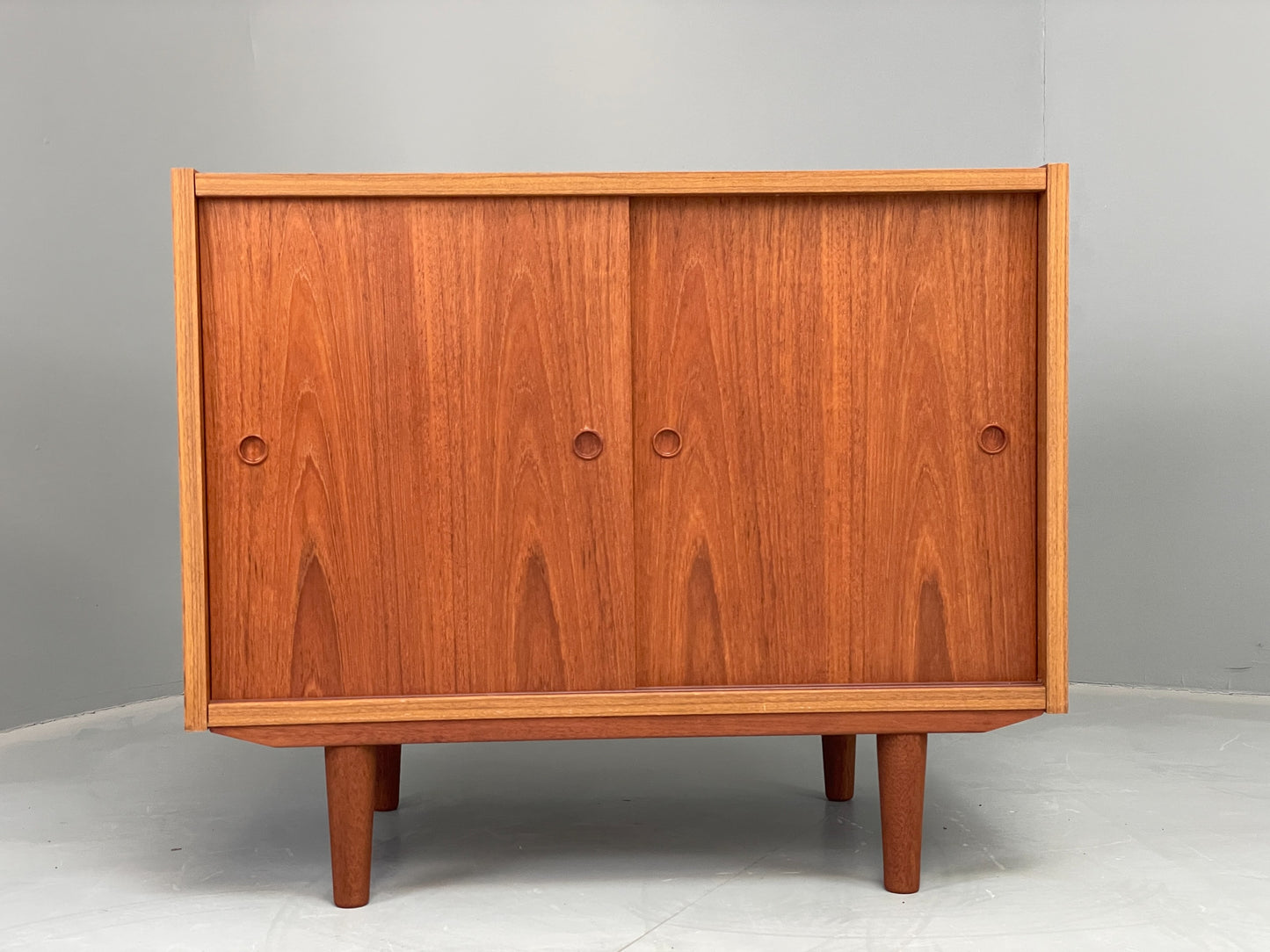 Vintage Teak Cabinet Danish 1970s Retro Mid Century Prebend Sorensen EB12605