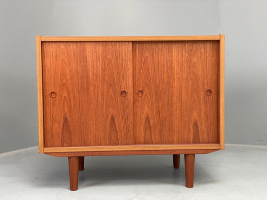 Vintage Teak Cabinet Danish 1970s Retro Mid Century Prebend Sorensen EB12605
