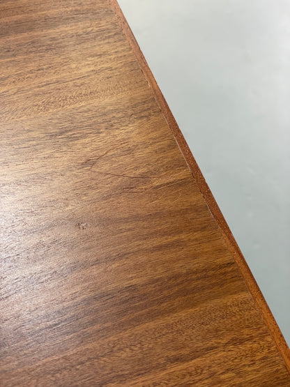 Vintage Danish Side Table Mid Century Darkwood Retro EB12884