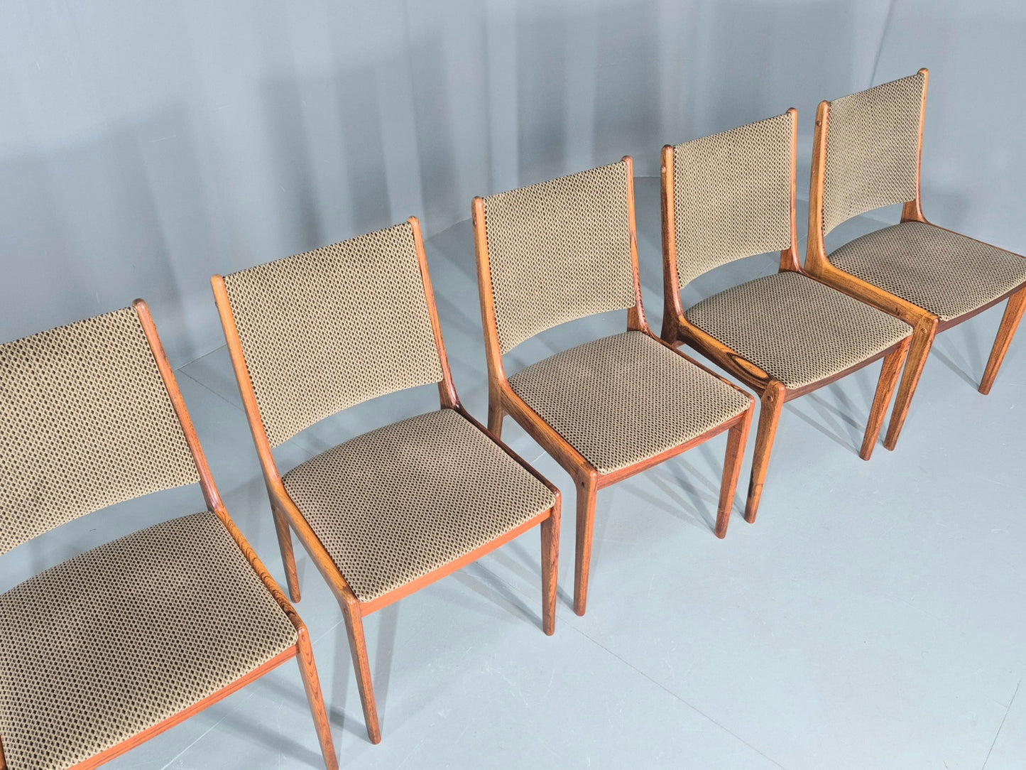 6 Vintage Uldum Danish Dining Chairs 1970s Retro Mid Century Rosewood EB11942