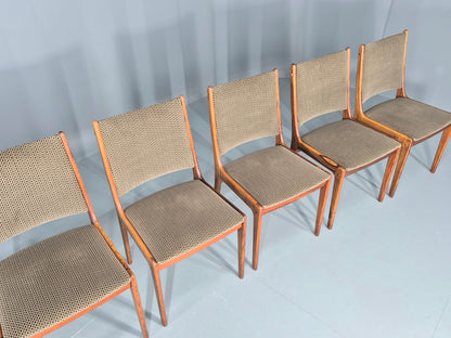 6 Vintage Uldum Danish Dining Chairs 1970s Retro Mid Century Rosewood EB11942