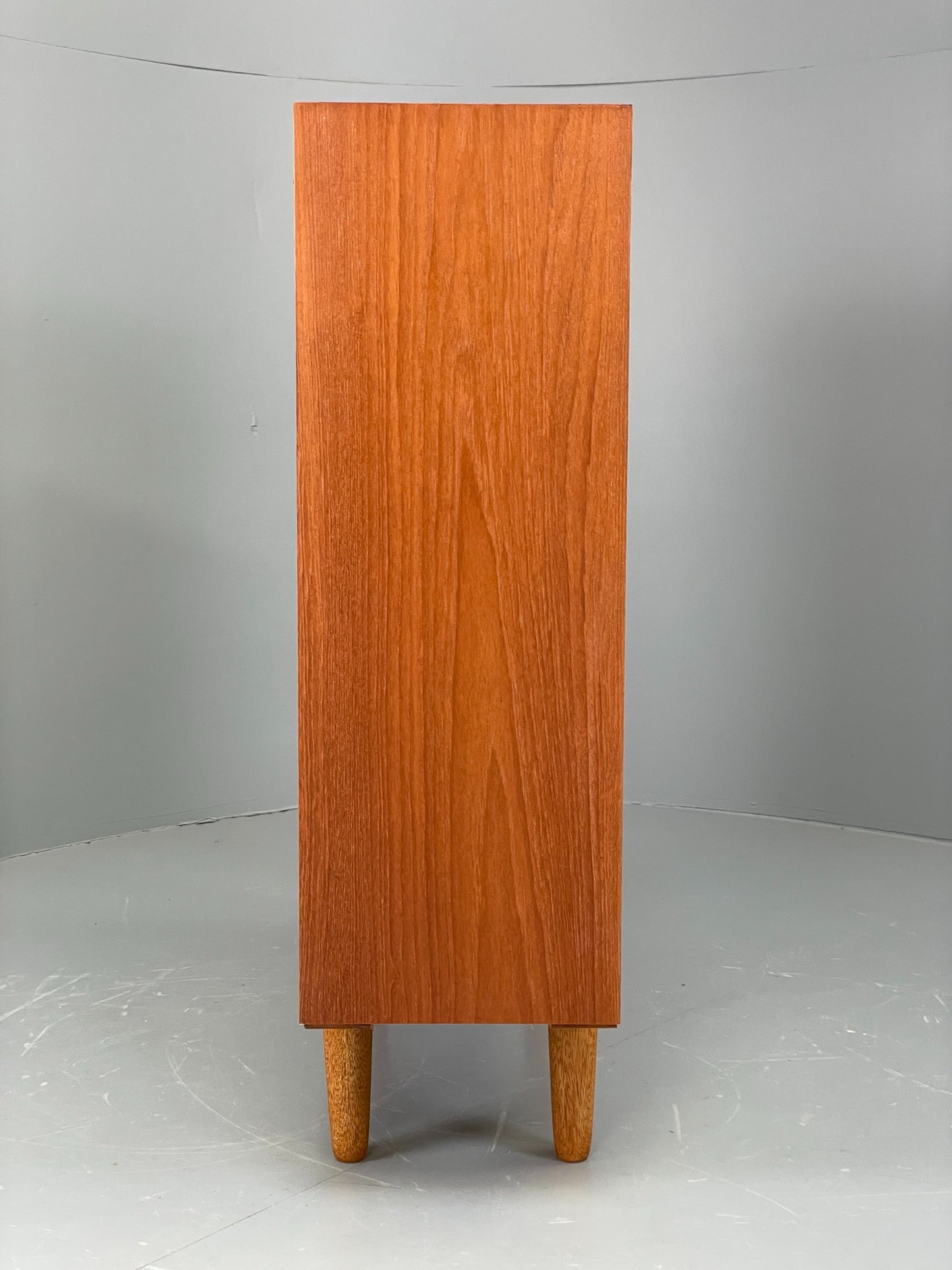 Vintage 1960s Teak Bookcase Retro Shelving Adjustable Mid Century EB11974