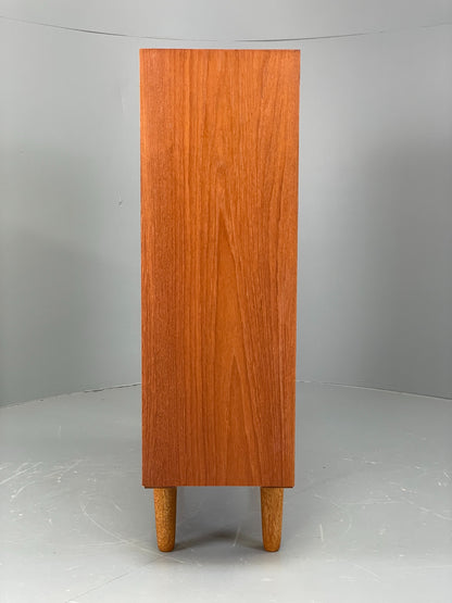 Vintage 1960s Teak Bookcase Retro Shelving Adjustable Mid Century EB11974