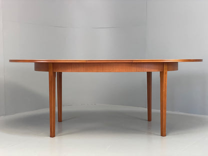 Vintage Teak Dining Table Oval Extending Mid Century Retro W Lawrence EB12953