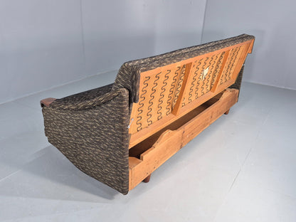 Vintage Danish Mid Century Sofabed, 1960s Design Double Bed Retro EB12395