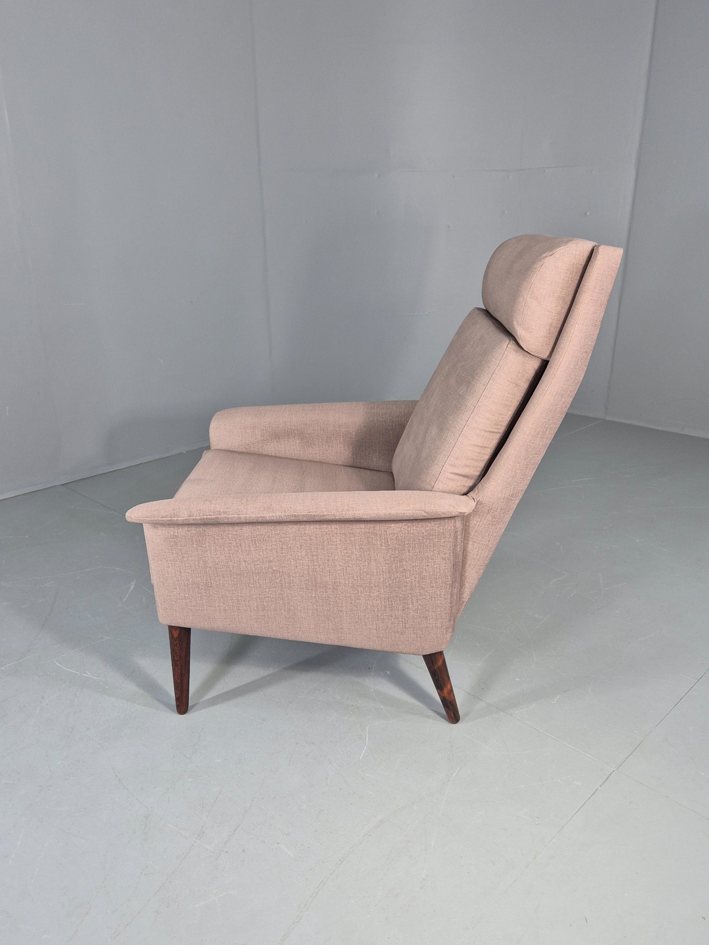 Vintage Lounge Chair Folke Ohlssen Fritz Hansen Denmark New Upholstery  EB12787