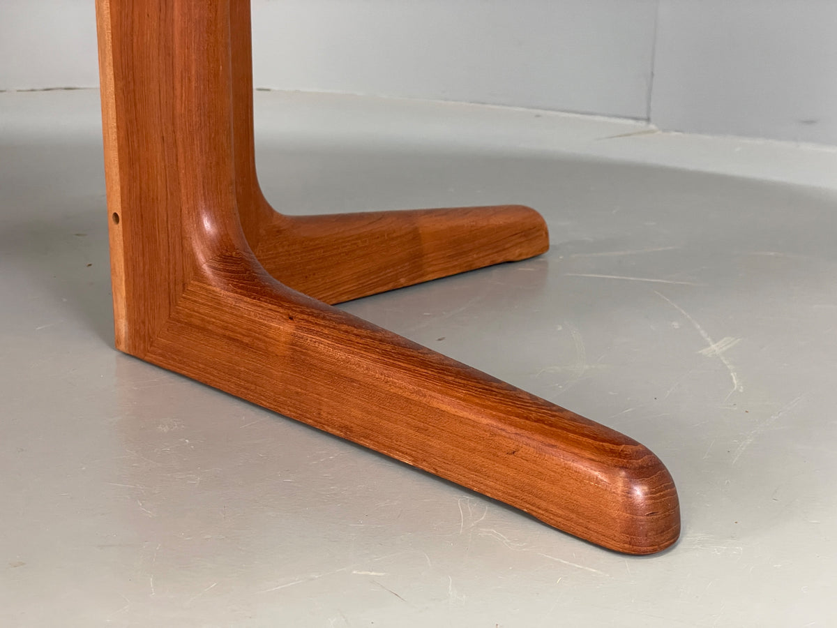 Vintage Teak Dining Table Dyrlund Extending Danish Mid Century 1970s EB12979