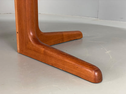 Vintage Teak Dining Table Dyrlund Extending Danish Mid Century 1970s EB12979