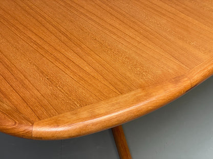 Vintage Teak Dining Table Dyrlund Extending Danish Teak EB12059