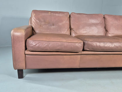 Vintage 3 Seater Sofa 1970s Thams Danish Retro MCM Quality EB12438