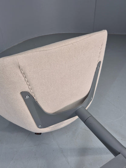 Vintage Swivel Tub Chair Hitch Mylius Modern Design Retro Cream EB12848