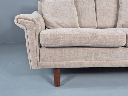 Vintage Danish 2 Seater Sofa Mid Century Original New Upholstery 1960s EB12533