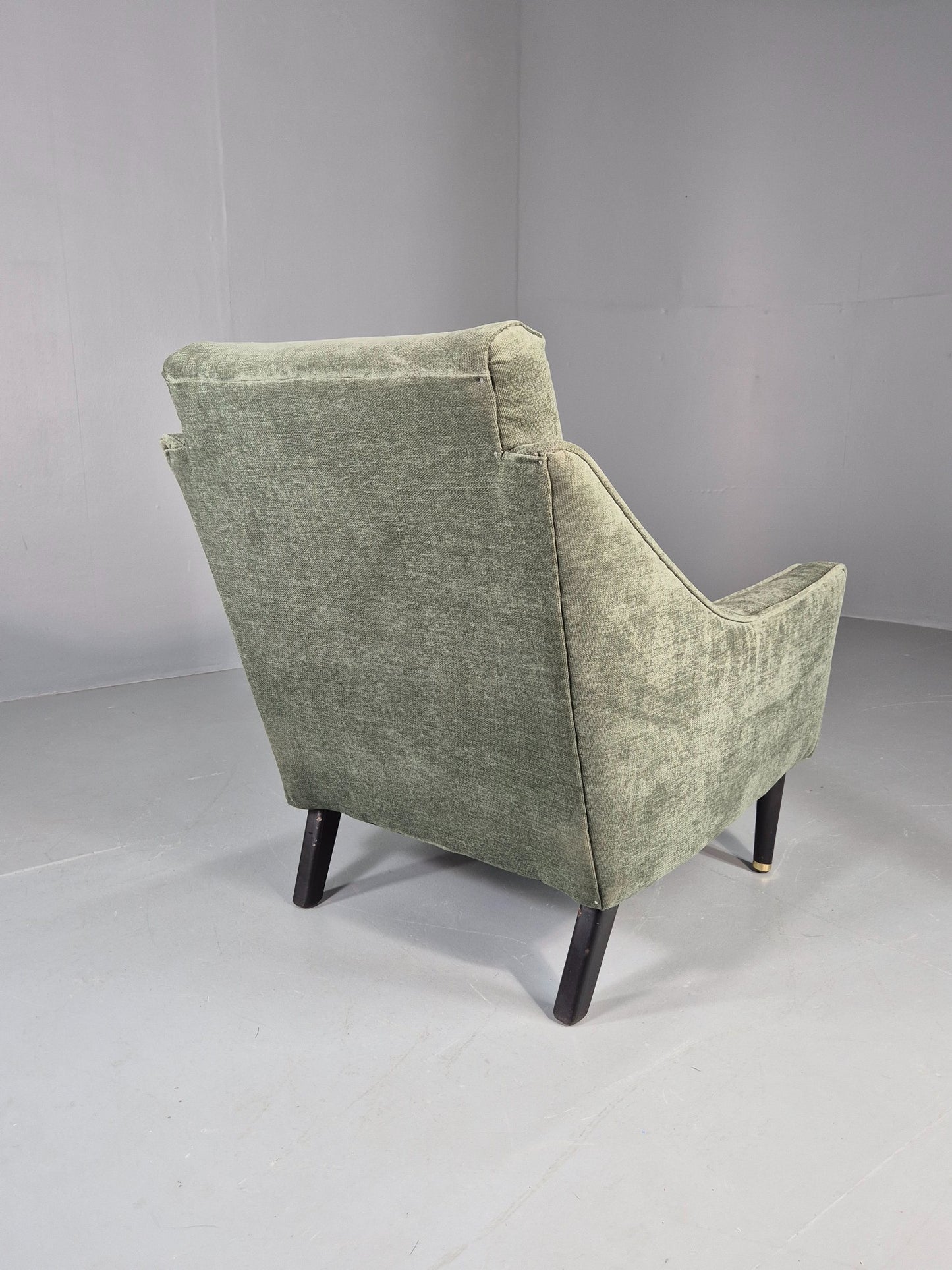 Vintage 1960s Mid Century Lounge Chair New Upholstery Retro Quality EB7919
