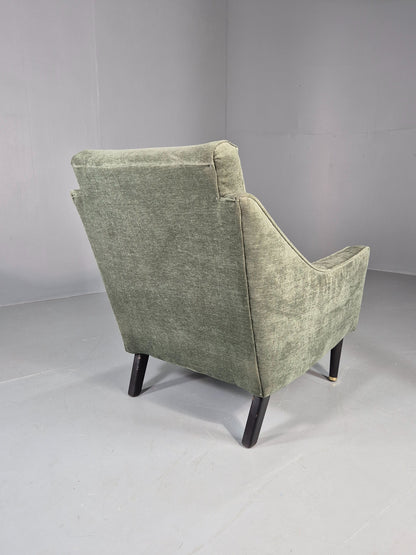 Vintage 1960s Mid Century Lounge Chair New Upholstery Retro Quality EB7919