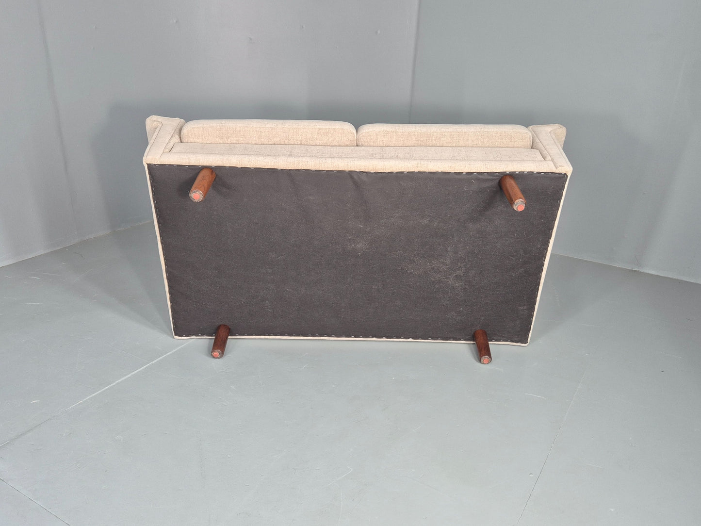 Vintage Danish 2 Seater Sofa Mid Century Original New Upholstery 1960s EB12533