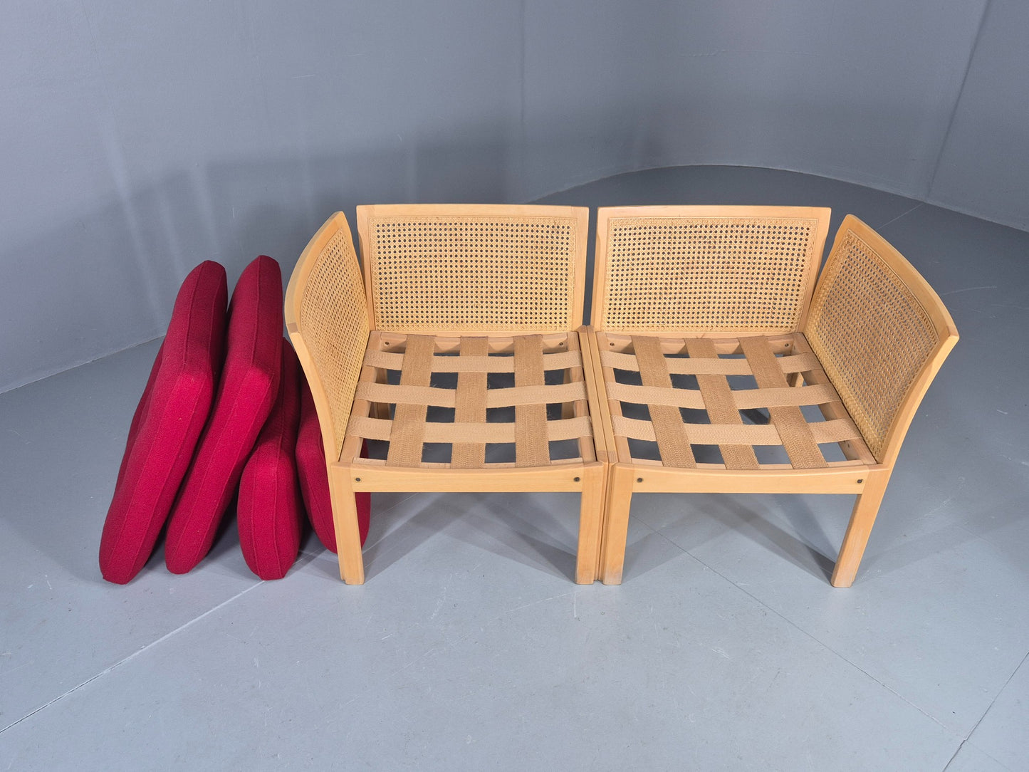 Vintage Mid Century 2 Seater Sofa Illum Wikkelso Plexus Retro Danish EB12389