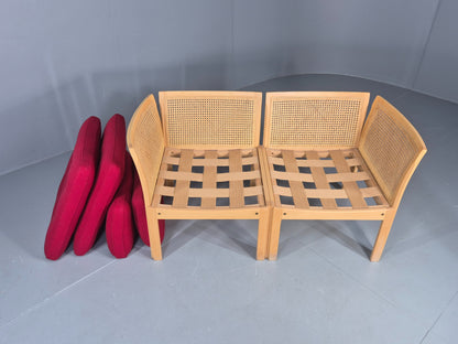 Vintage Mid Century 2 Seater Sofa Illum Wikkelso Plexus Retro Danish EB12389