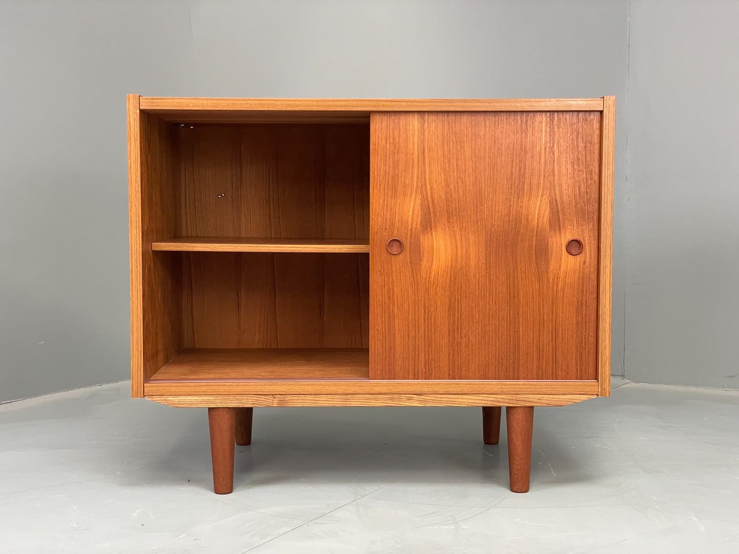 Vintage Teak Cabinet Danish 1970s Retro Mid Century Prebend Sorensen EB12522