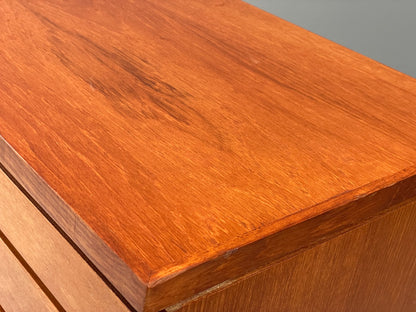 Vintage Chest Of Drawers Teak 1960s Danish Mid Century Bedroom Storage EB12608