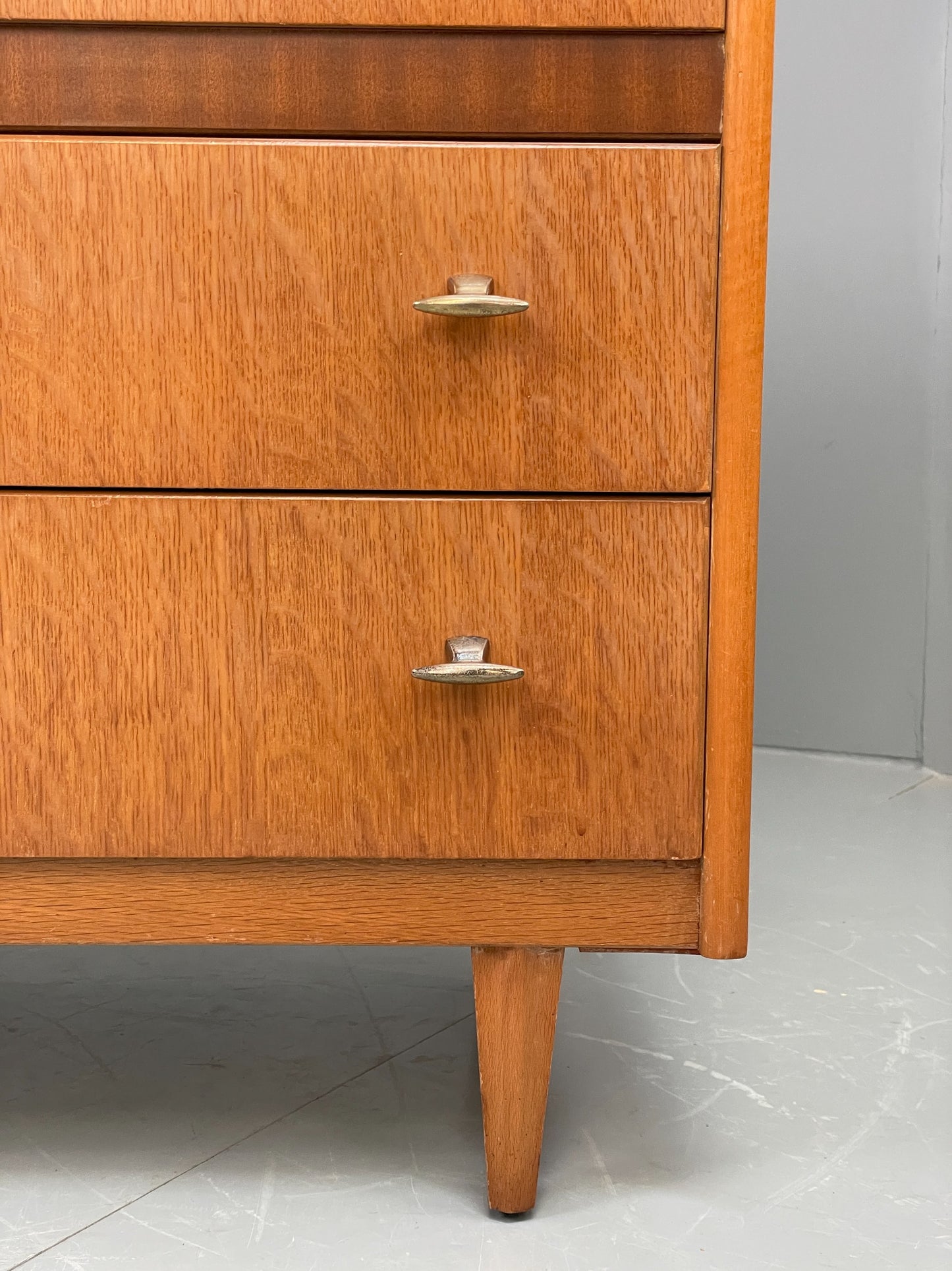 Vintage Chest Of Drawers 1960s By Lebus Oak Mid Century Retro EB12079
