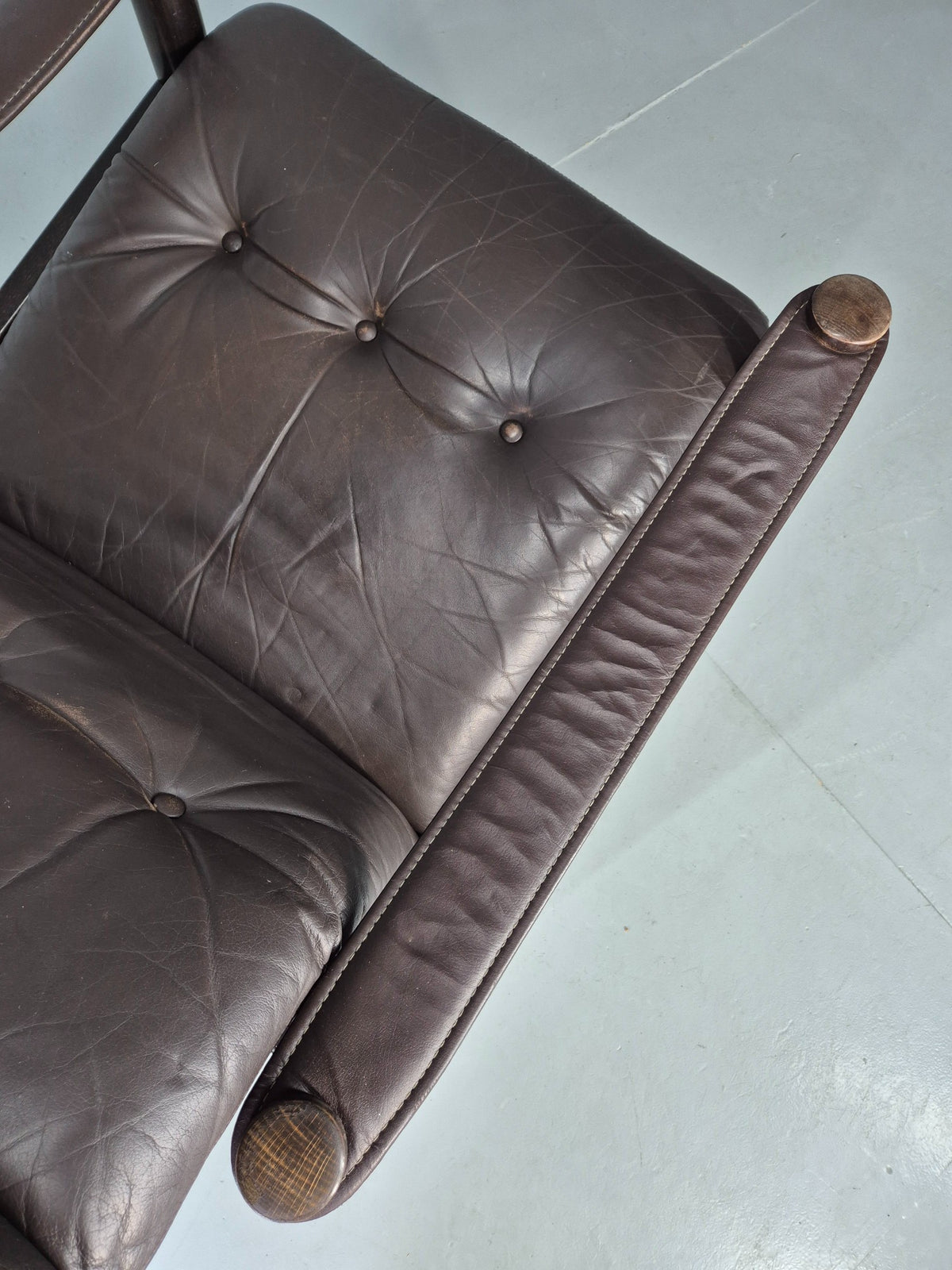 Vintage Danish Design Lounge Chair Gehl and Nissen for Jeki 1970s Retro EB13136