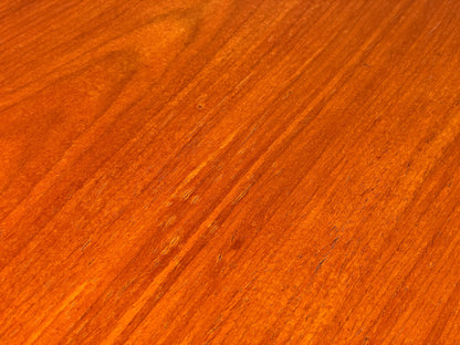 Vintage Teak Dining Table Extending 6 seater Oval 1980s EB12292