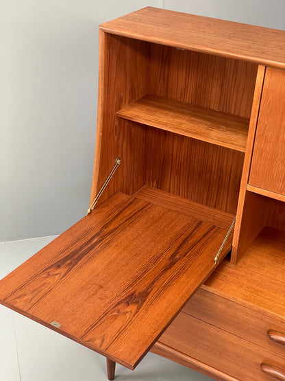 G Plan Teak Highboard Vintage 1960s Brasilia Range Shelving Storage EB12933