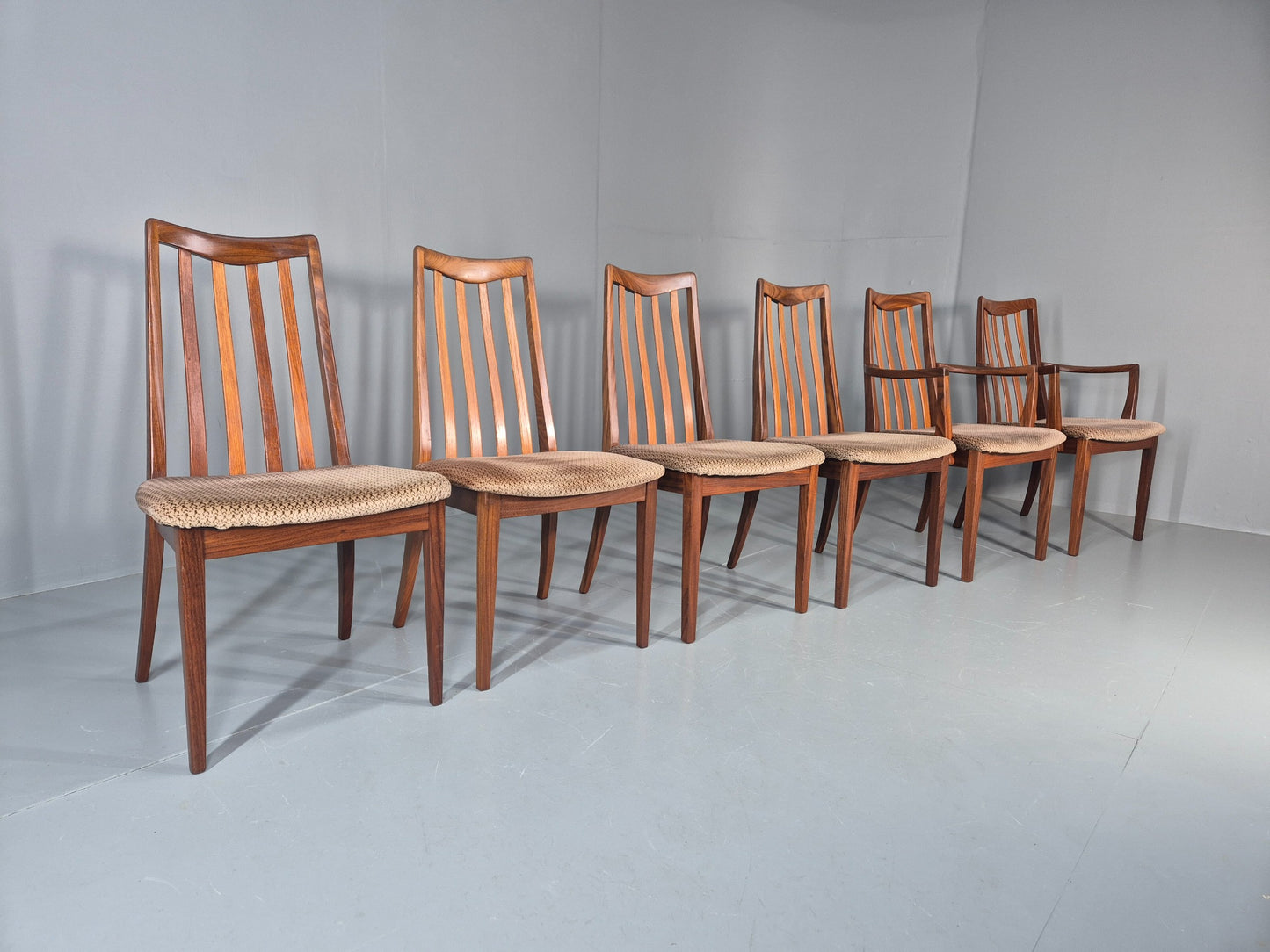 6 G Plan Teak Dining Chairs High Back Fresco Range  19070s Retro EB11611