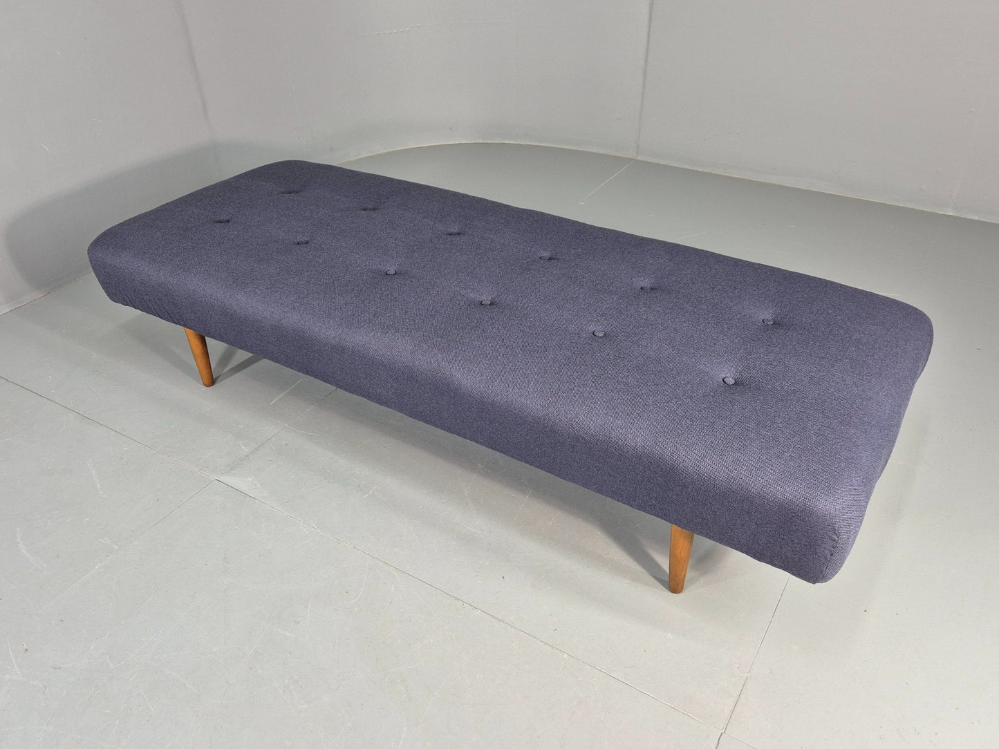 Vintage Danish Day Bed New Upholstery 1960s Retro Mid Century EB12388