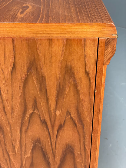 Vintage G-Plan Teak Sideboard 1970s Herringbone Pattern Shelving Retro EB12084