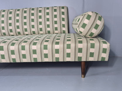 Vintage Danish Day Bed in Lost and Found New Upholstery 1950s Original EB12542