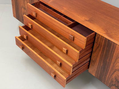 Vintage Teak Sideboard Vanson Mid Century 1960s Walnut Retro Shelving EB12881