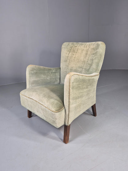 Vintage Mid Century Lounge Chair Danish Design Original 1950s Retro  EB12683