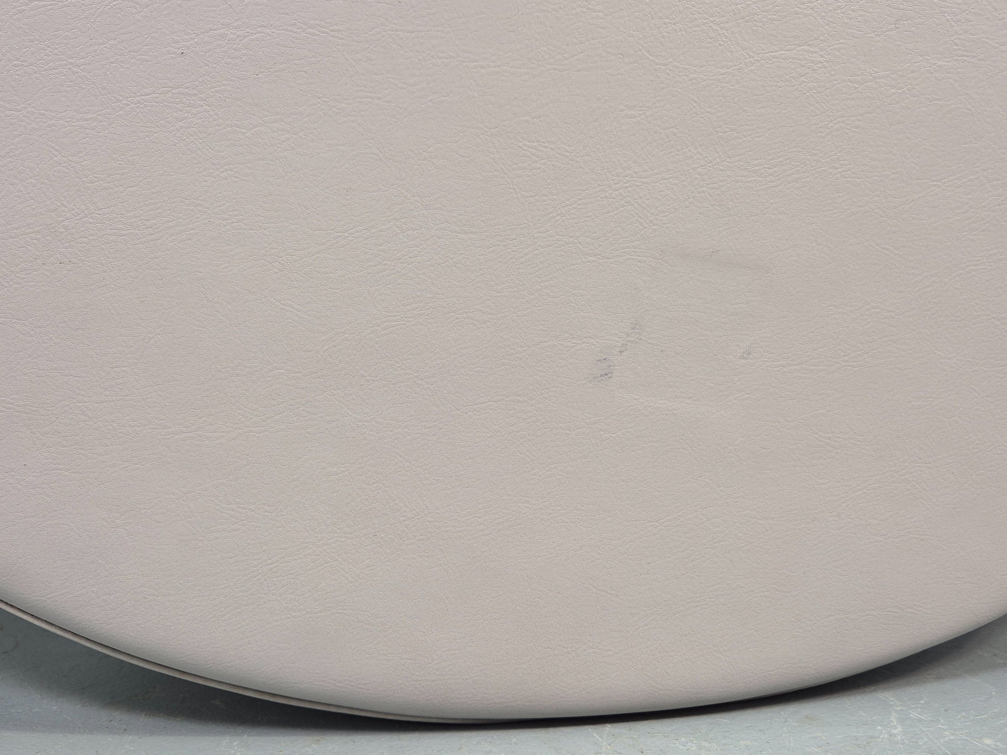 Cube Spaces Round Oversize Ottoman Footstool Leather  EB12251
