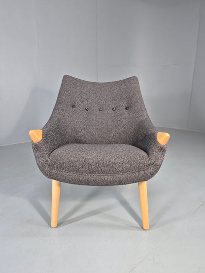 Vintage Mama Bear Matzform Lounge Chair Grey Beech Danish Modern Design EB12316