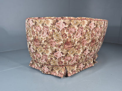 2 Seater Banana Sofa Vintage Danish Art Deco Floral Upholstery  EB10788 V2SS