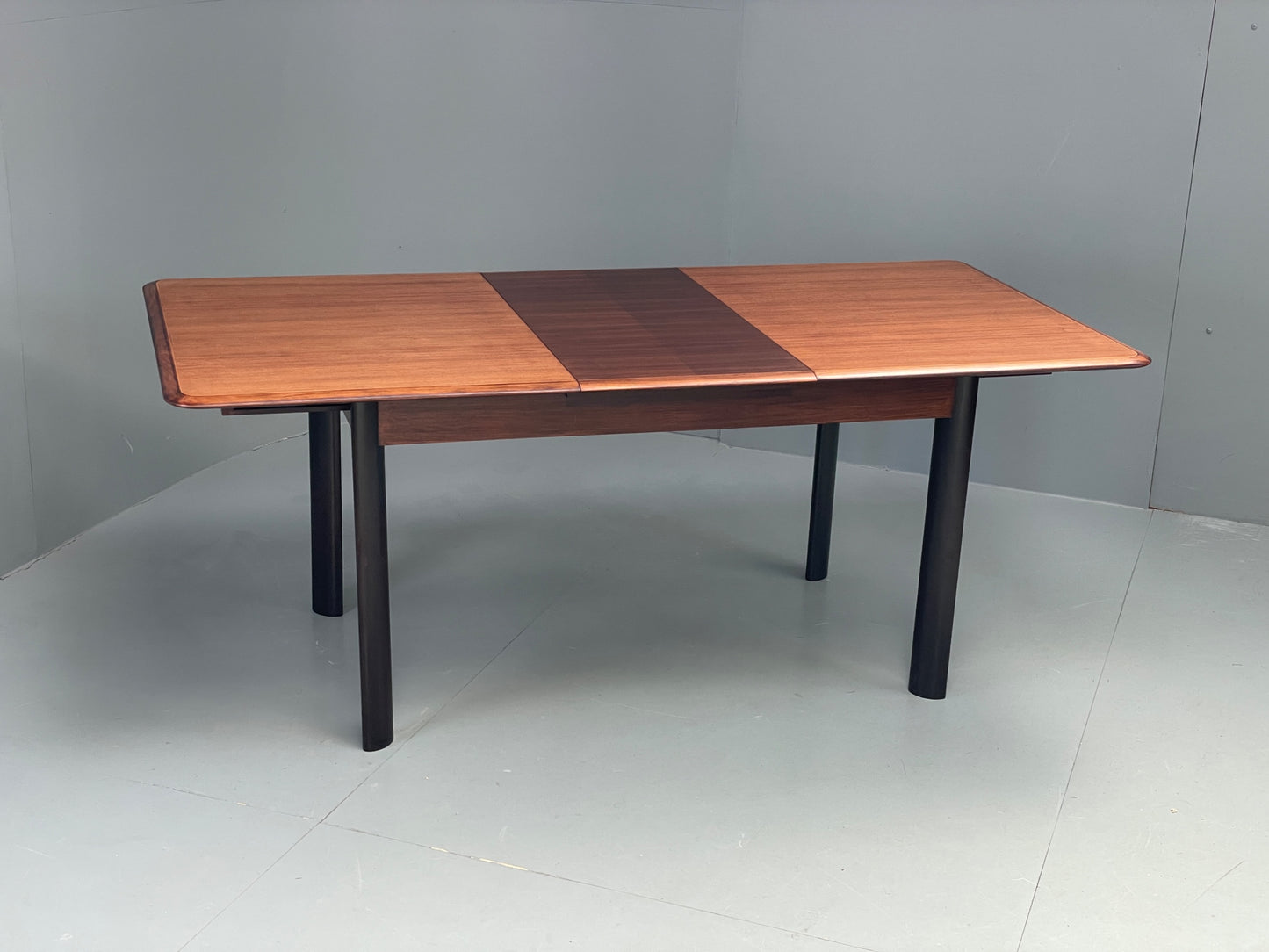 Vintage Walnut Dining Table Extending Mid Century 1960s Sprung Retro EB12291