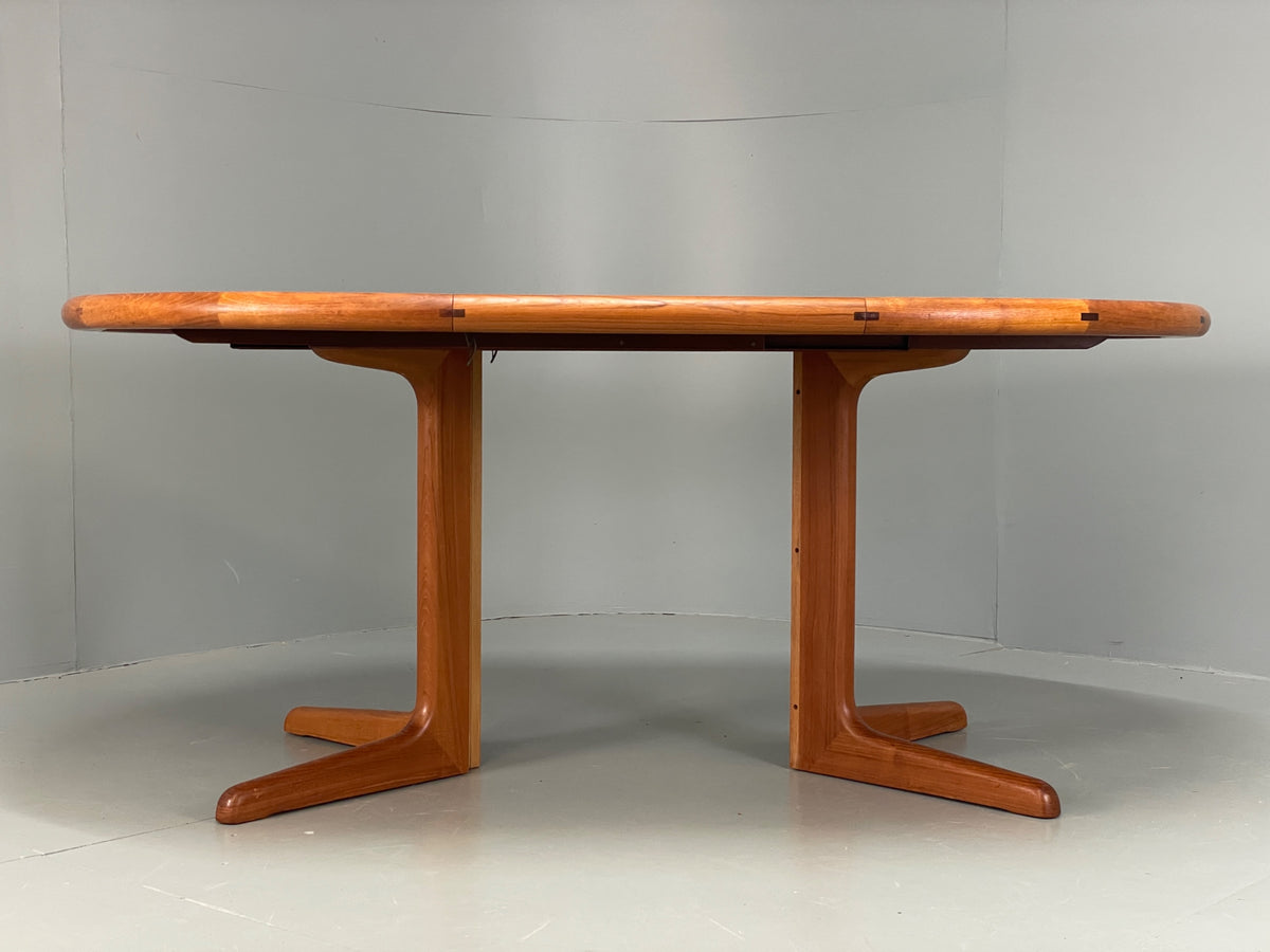 Vintage Teak Dining Table Dyrlund Extending Danish Mid Century 1970s EB12979