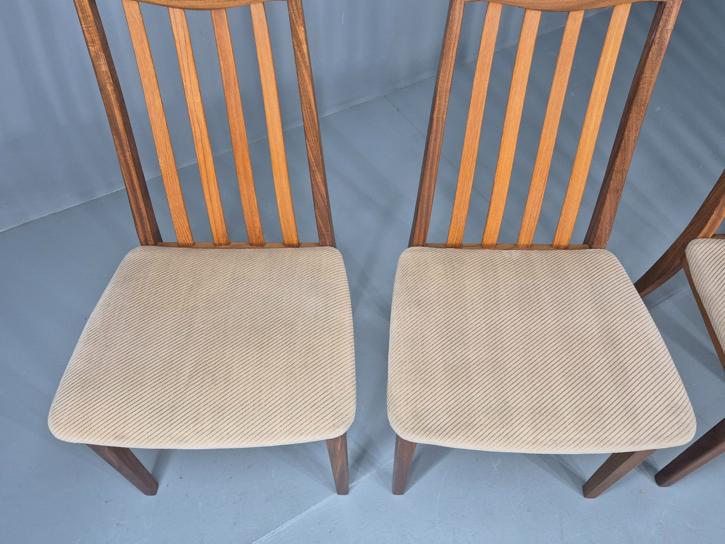 4  Vintage G Plan Dining Chairs Fresco Range Teak 1970s Retro MCM EB12461