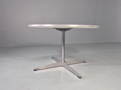 Vintage Fritz Hansen Circular Occasional Table Arne Jacobsen Design EB13004