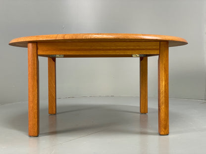 Vintage Teak Coffee Table Round Danish Retro Mid Century EB13096