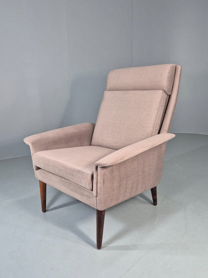Vintage Lounge Chair Folke Ohlssen Fritz Hansen Denmark New Upholstery  EB12787