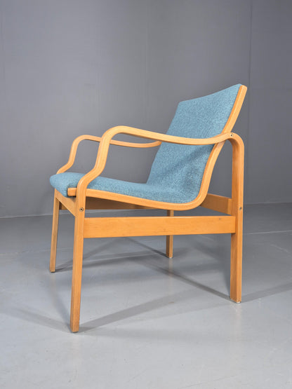 Vintage Danish Bentwood lounge chair fasterup New Upholstery Retro 1970s EB12001