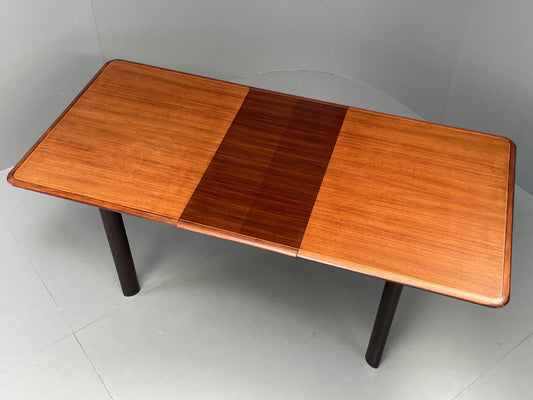 Vintage Walnut Dining Table Extending Mid Century 1960s Sprung Retro EB12291