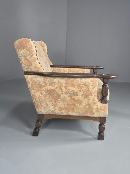 Vintage Danish Lounge Chair 1970s Kjaernaulf Style Retro EB11957