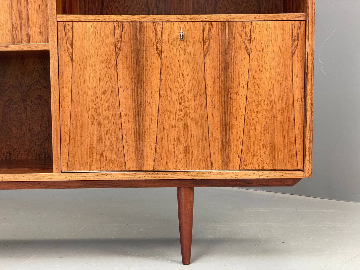 Vintage 1960s Shelving Unit Danish Mid Century Large Adjustable Retro EB12328