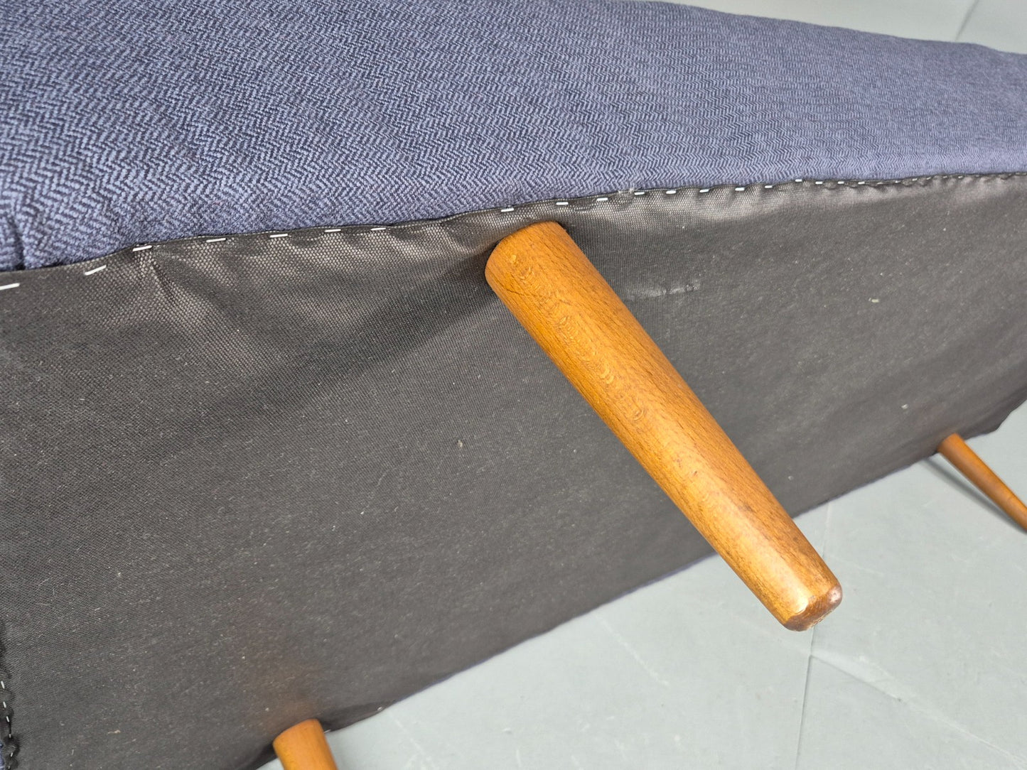 Vintage Danish Day Bed New Upholstery 1960s Retro Mid Century EB12388