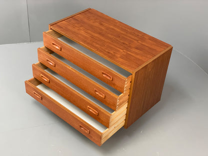 Vintage Teak Chest of Drawers Danish 1970s Retro Mid Century PS System EB12880