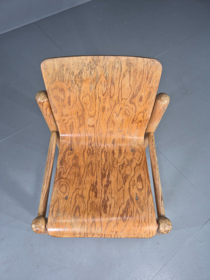 Vintage Brutalist Getama Chair Friis and Nielsen design 1970s Retro Eb12546