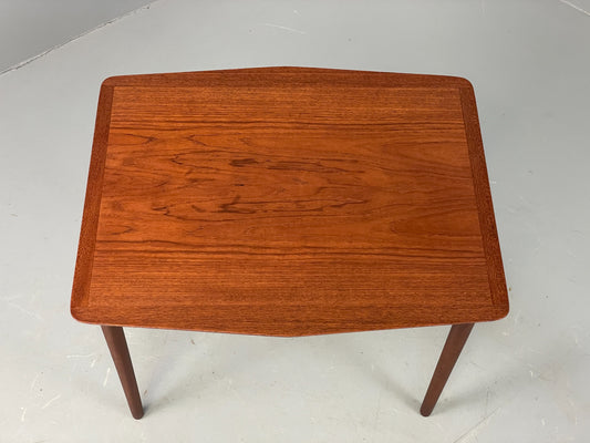 Vintage Teak Side Table 1960s Danish Mid Century Coffee Table EB12503